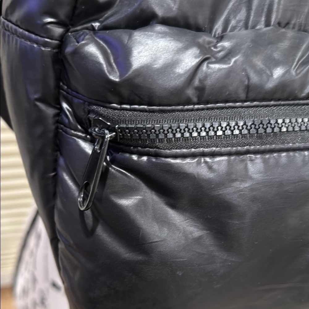 Black Nylon Mini Backpack - Picture 2 of 3